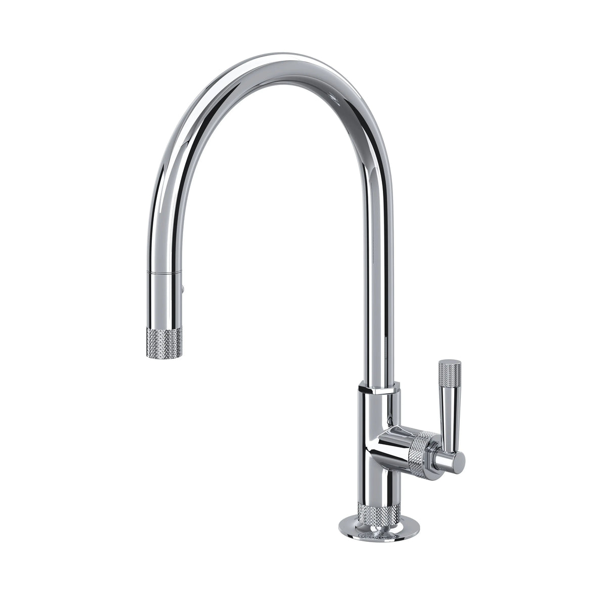 ROHL Graceline Pull-Down Kitchen Faucet With C-Spout MB7930 - Polished Chrome