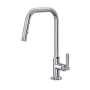 ROHL Graceline Pull-Down Kitchen Faucet With U-Spout MB7956 - Polished Chrome