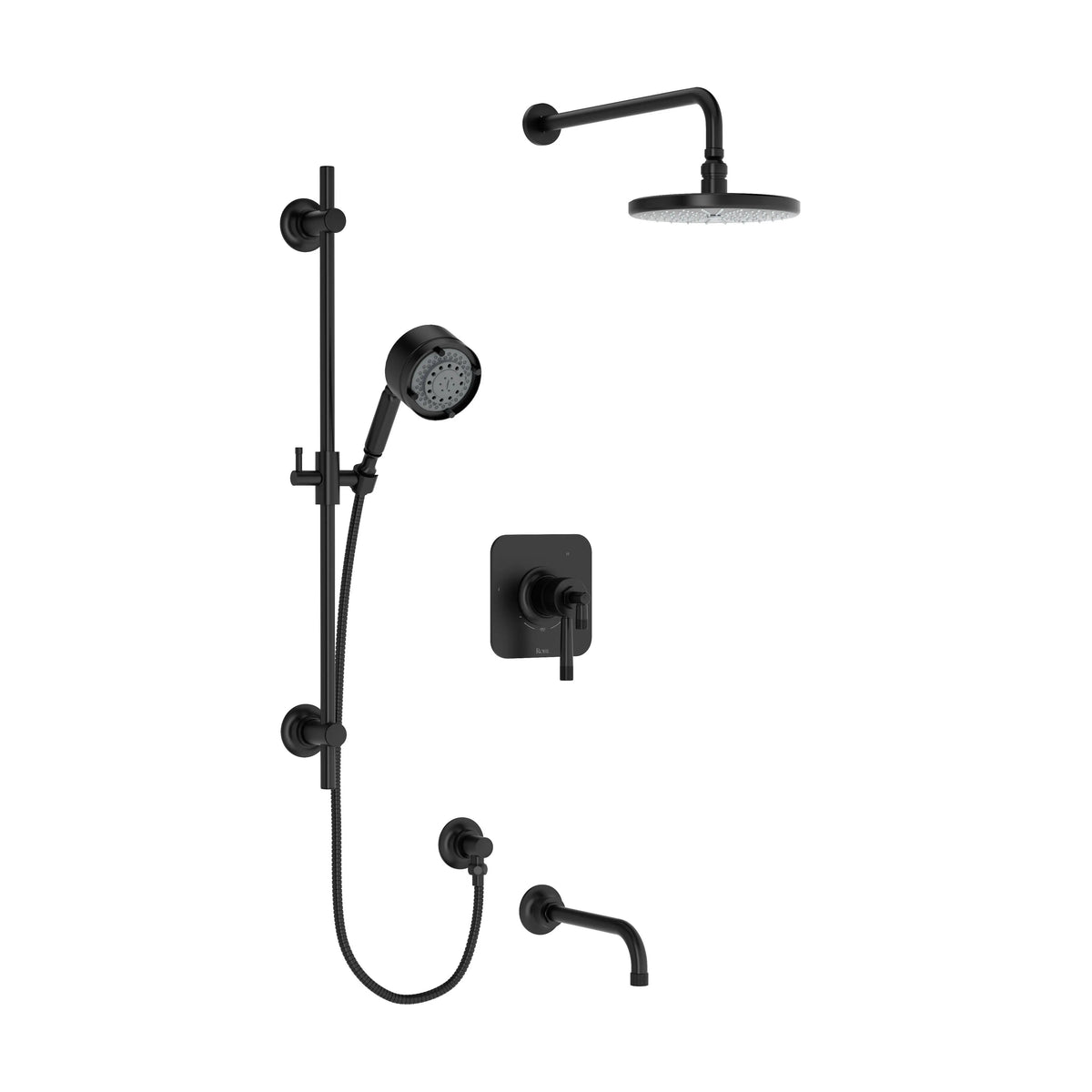 ROHL Graceline Shower Kit 1345 Trim TKIT1345GL - Matte Black