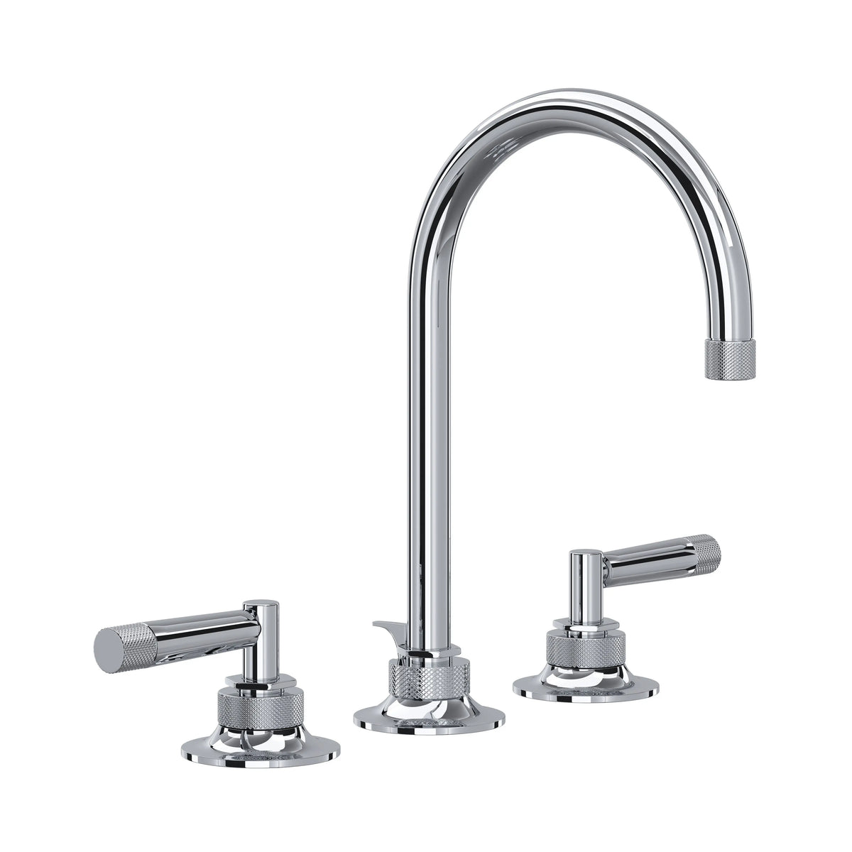 ROHL Graceline Widespread Lavatory Faucet With C-Spout MB2019 - Polished Chrome