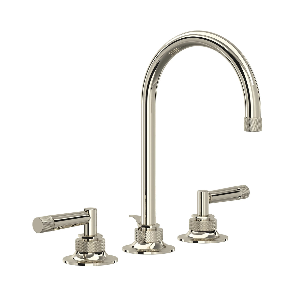 ROHL Graceline Widespread Lavatory Faucet With C-Spout MB2019 - Polished Nickel