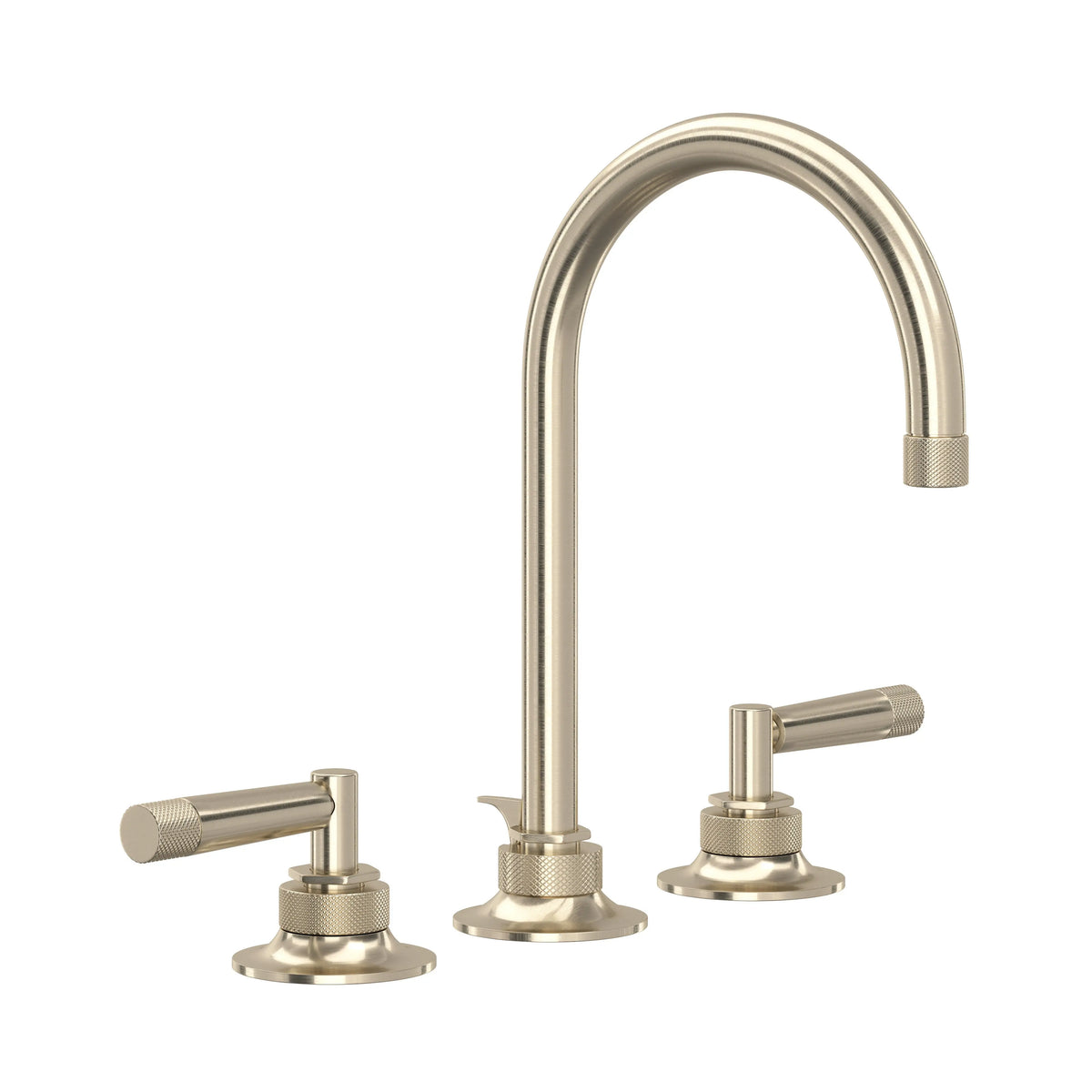 ROHL Graceline Widespread Lavatory Faucet With C-Spout MB2019 - Satin Nickel