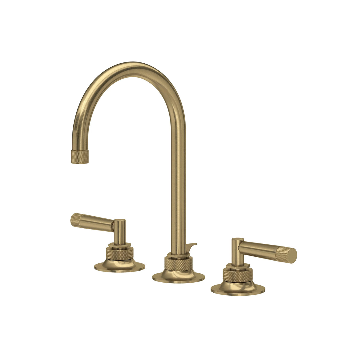 ROHL Graceline Widespread Lavatory Faucet With C-Spout MB2019 - Antique Gold