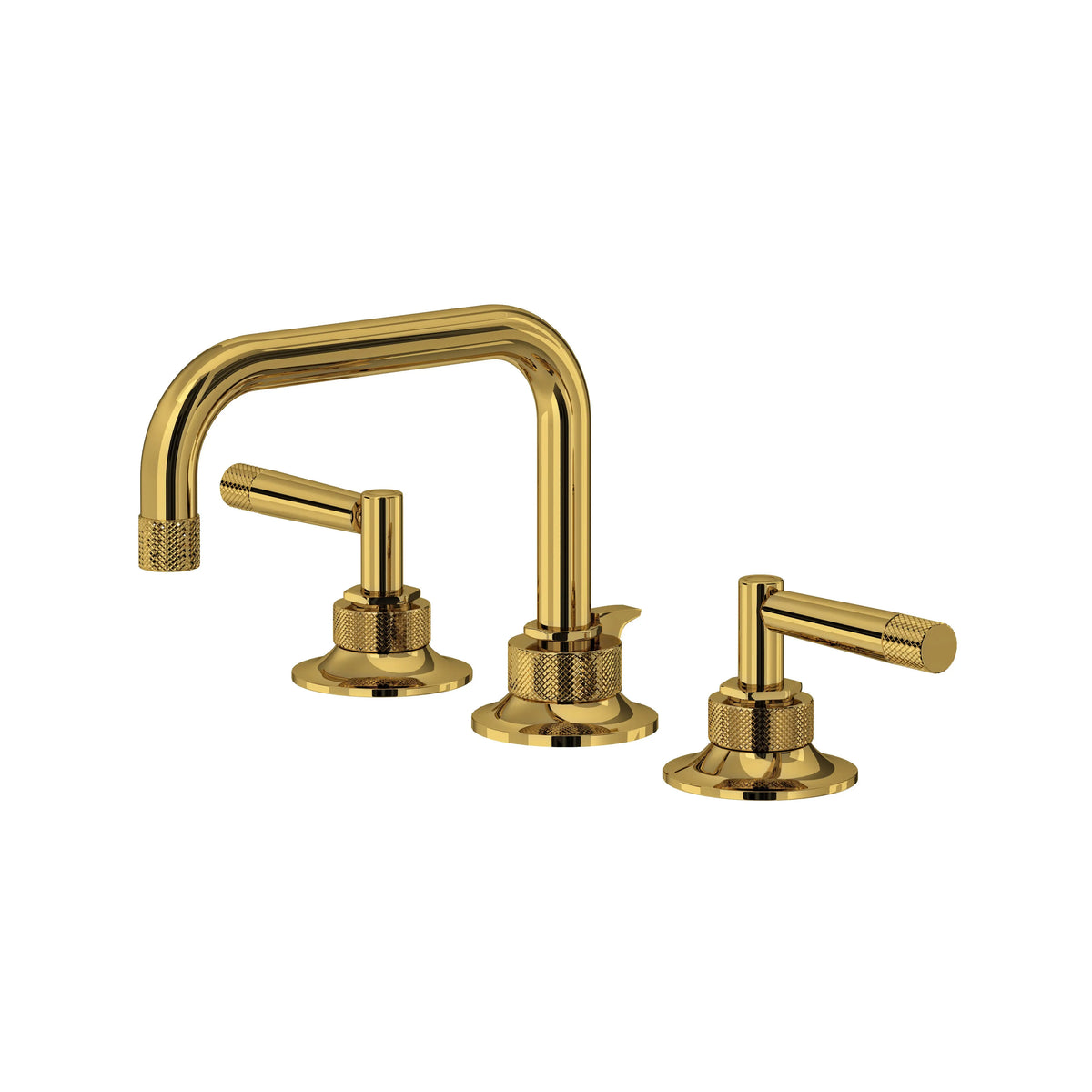 ROHL Graceline Widespread Lavatory Faucet With U-Spout MB2009 - Unlacquered Brass