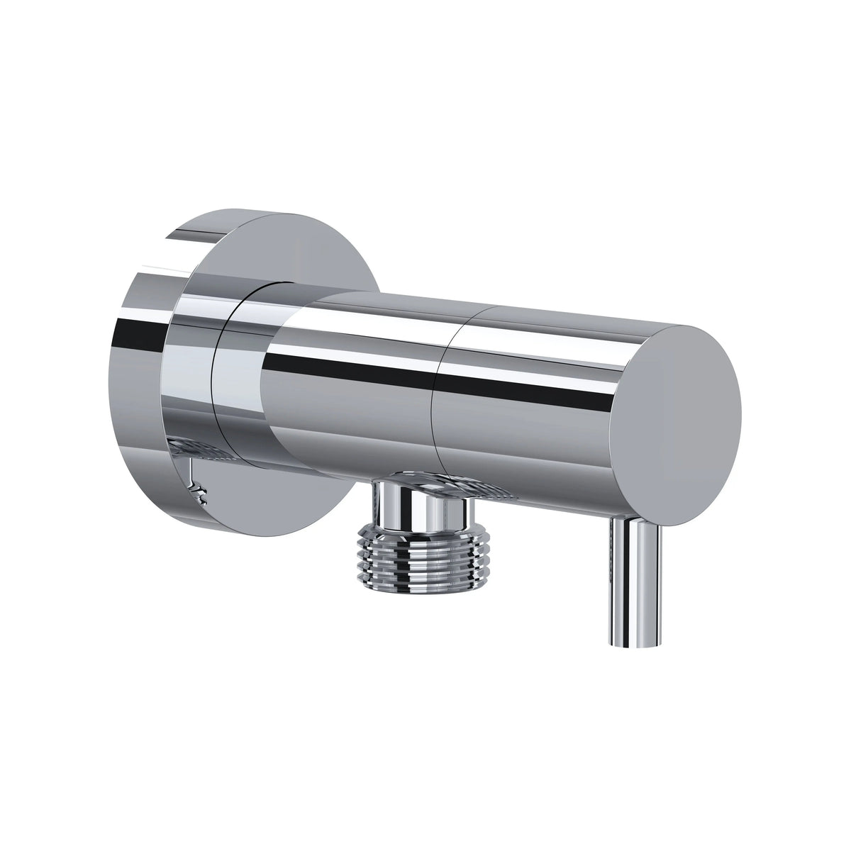 ROHL Handshower Outlet With Integrated Volume Control 0327WO - Polished Chrome