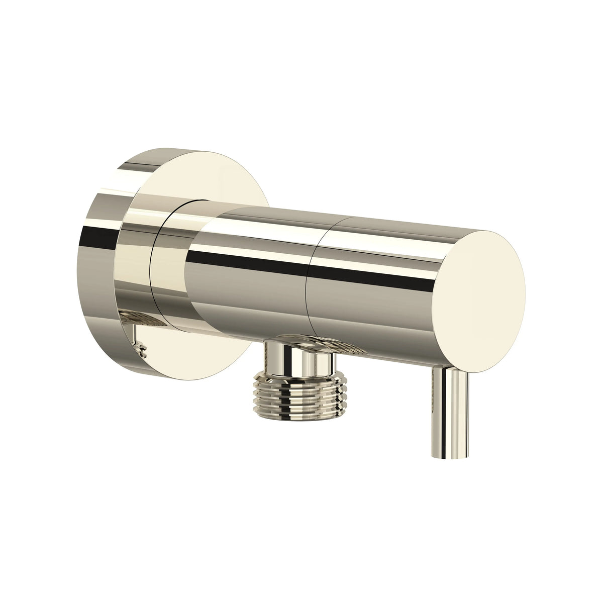 ROHL Handshower Outlet With Integrated Volume Control 0327WO - Polished Nickel