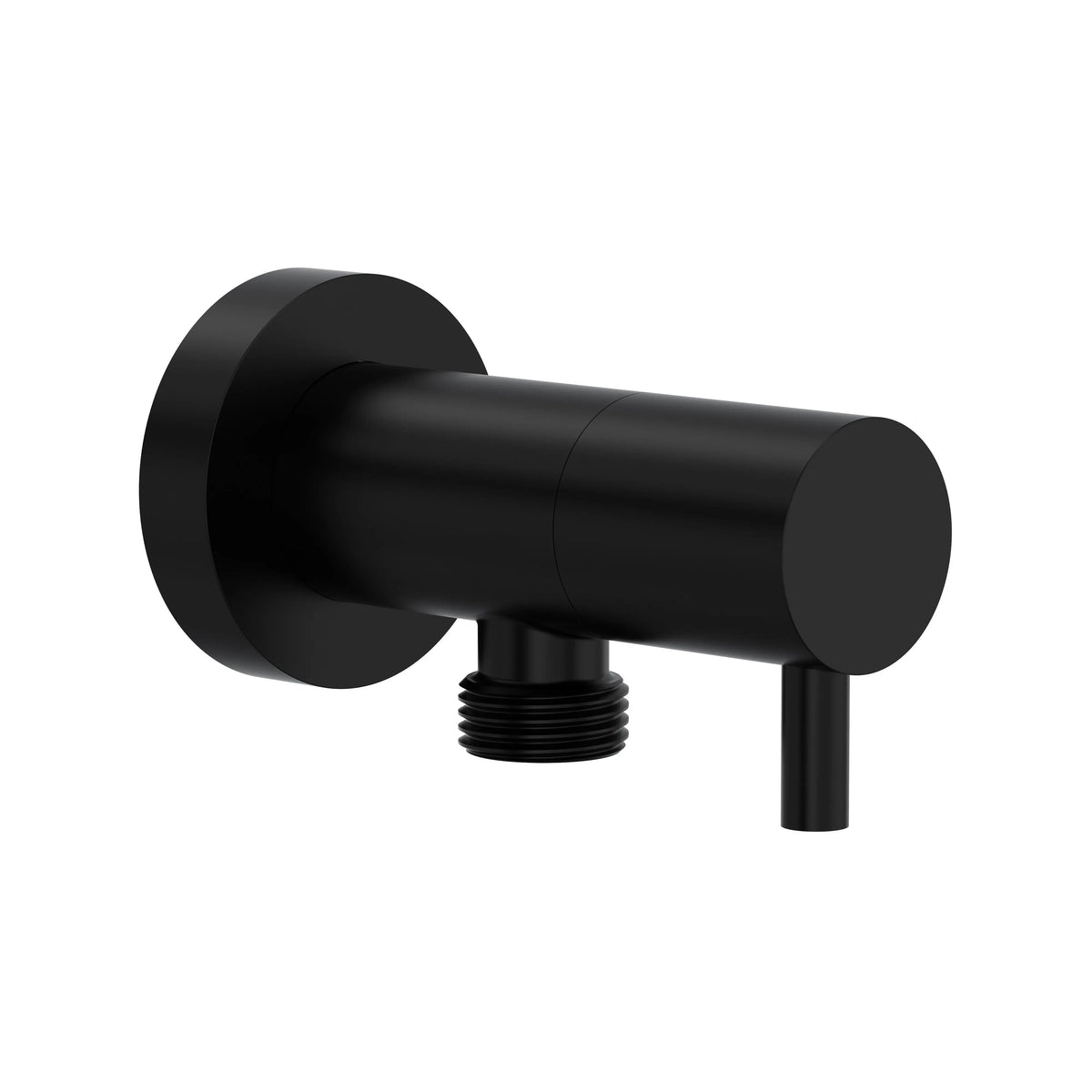 ROHL Handshower Outlet With Integrated Volume Control 0327WO - Matte Black