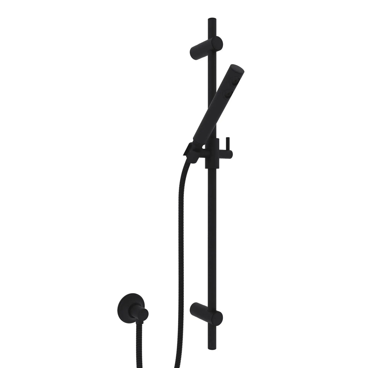 ROHL Handshower Set With 30" Slide Bar And Single Function Handshower 1600 - Matte Black