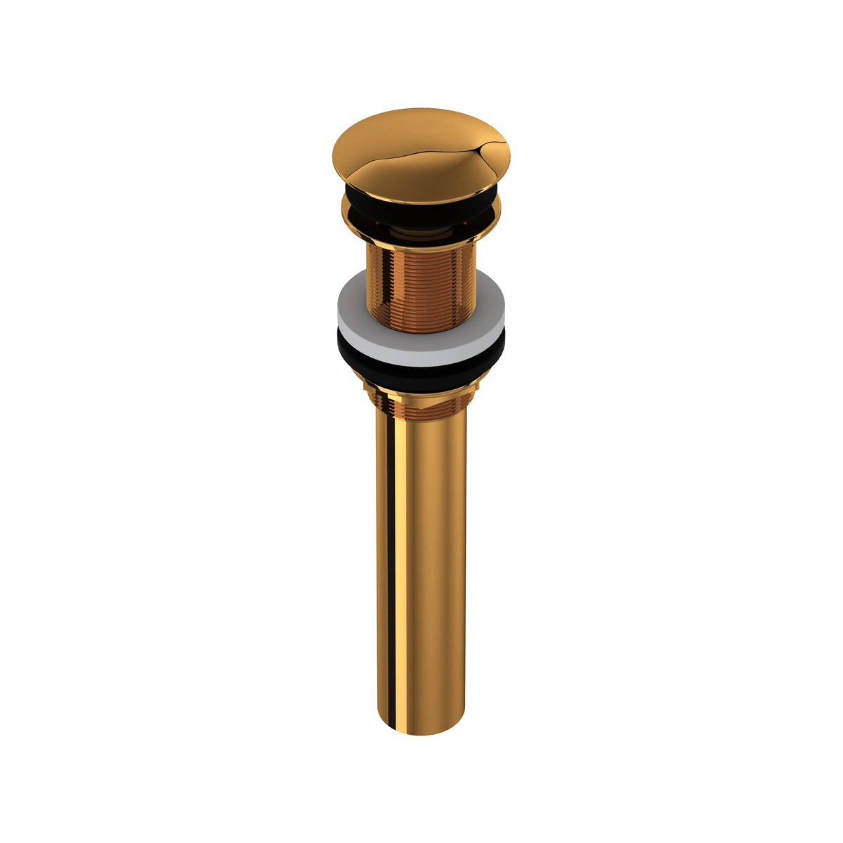 ROHL Lavatory Push Drain Without Overflow 5445 - Italian Brass
