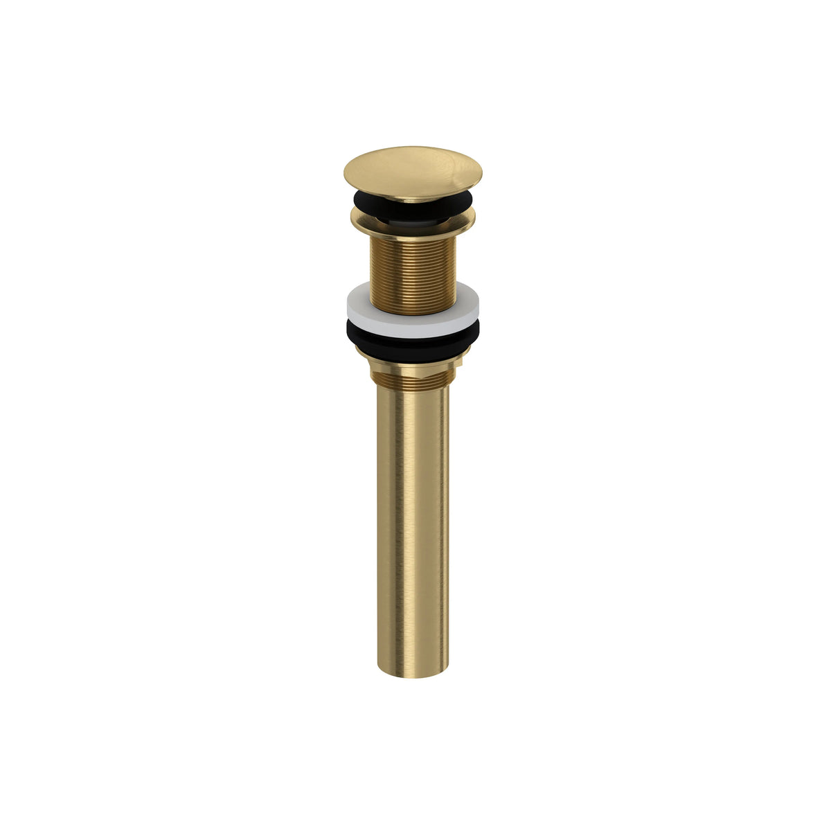 ROHL Lavatory Push Drain Without Overflow 5445 - Antique Gold