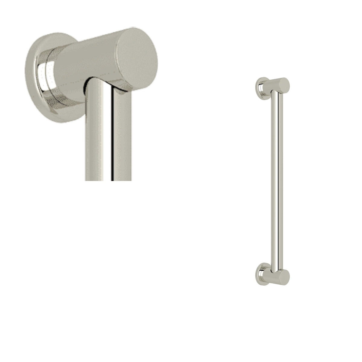 ROHL Lombardia 18" Grab Bar 1265 - Polished Nickel