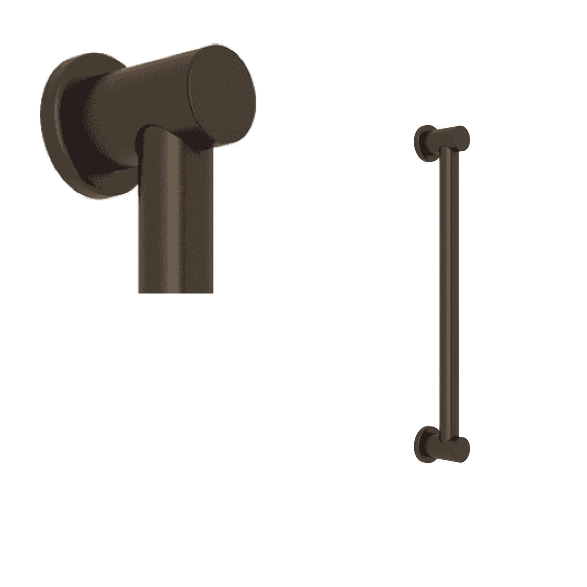 ROHL Lombardia 18" Grab Bar 1265 - Tuscan Brass