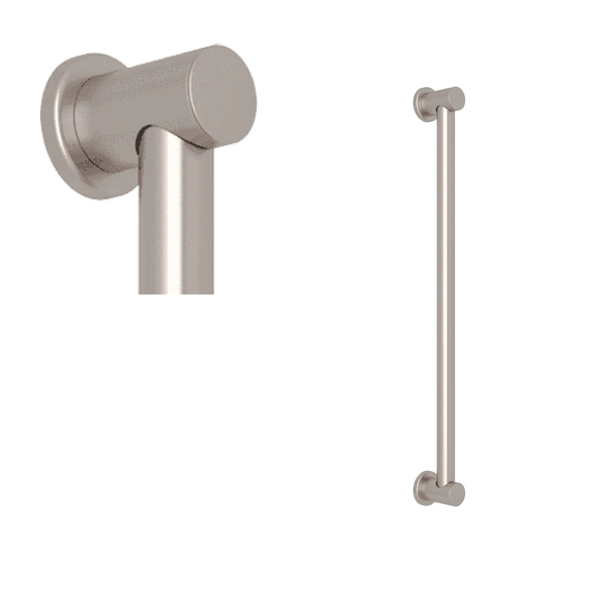 ROHL Lombardia 24" Grab Bar 1266 - Satin Nickel