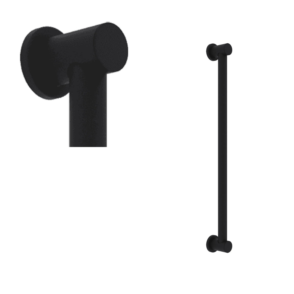 ROHL Lombardia 24" Grab Bar 1266 - Matte Black