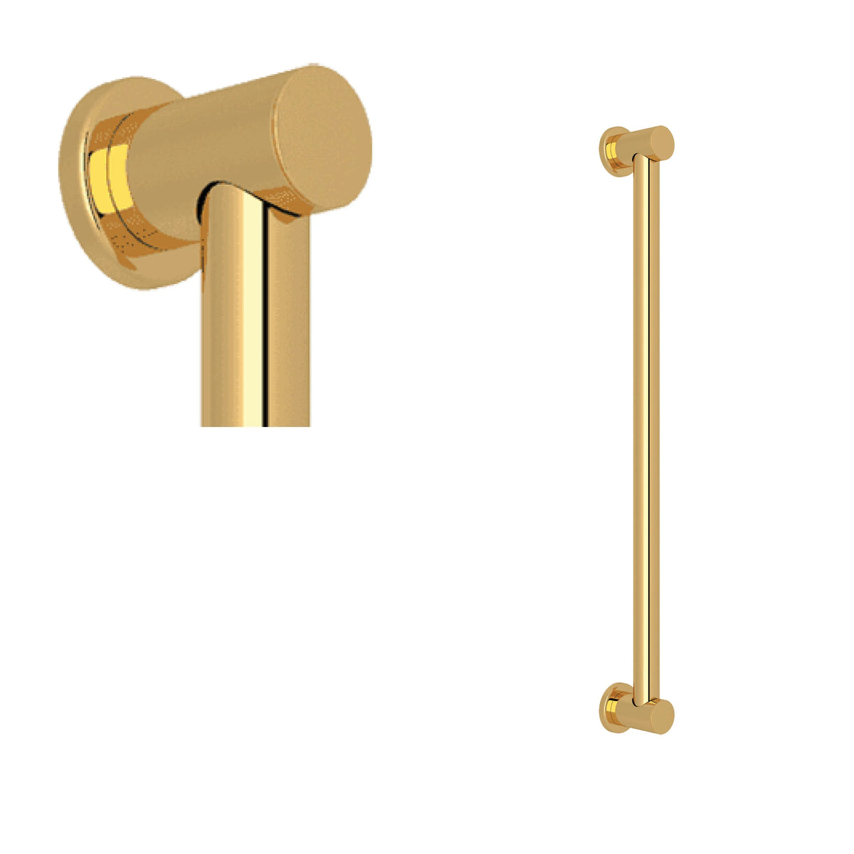 ROHL Lombardia 24" Grab Bar 1266 - Italian Brass