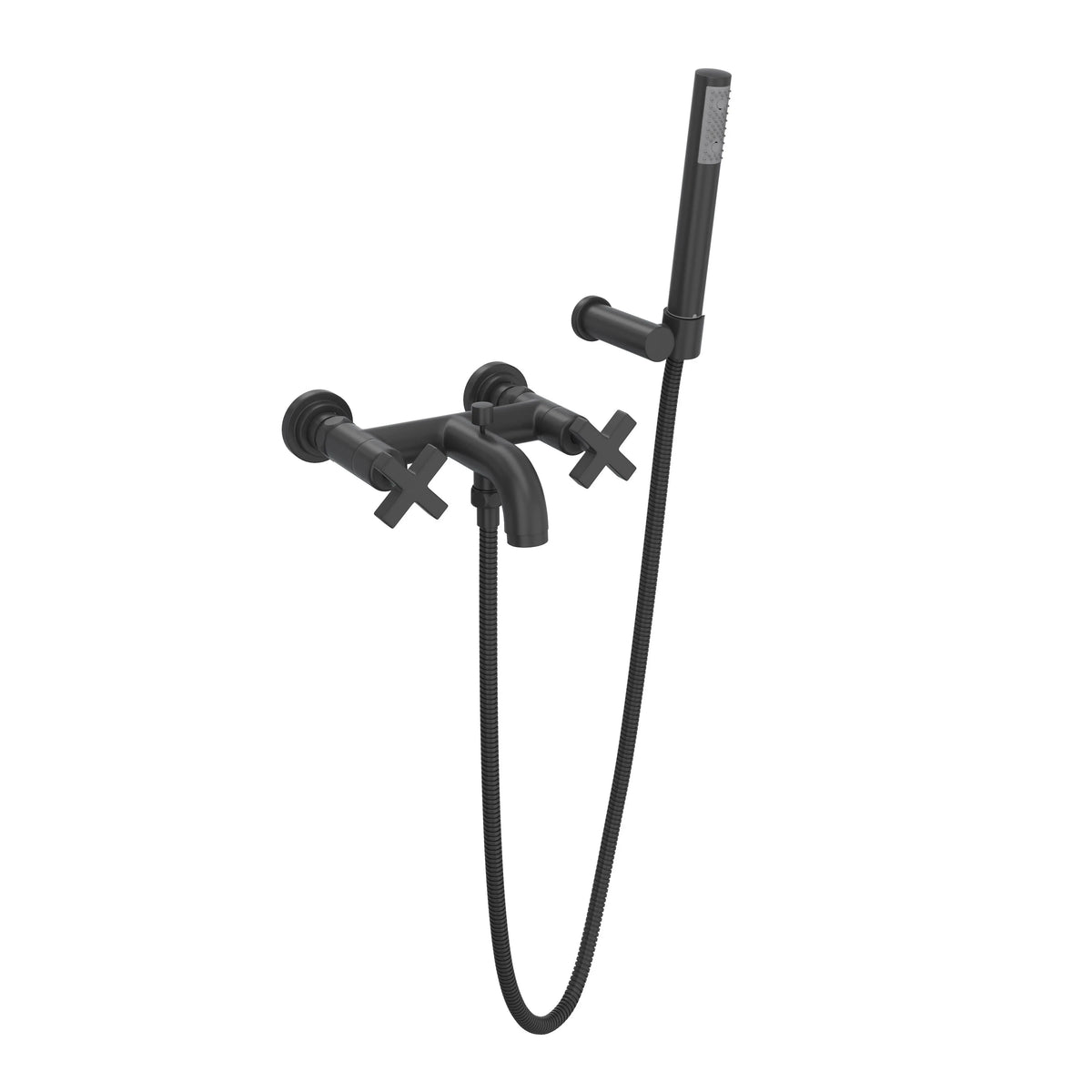 ROHL Lombardia Exposed Wall Mount Tub Filler A2202XM - Matte Black