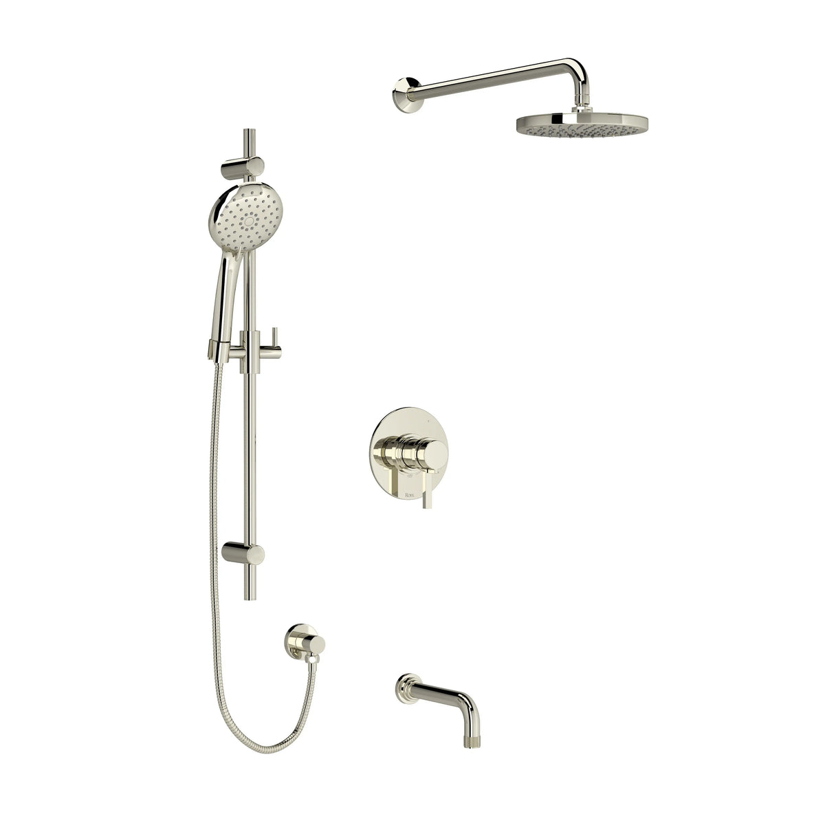 ROHL Lombardia Shower Kit 1345 Trim TKIT1345LB - Polished Nickel