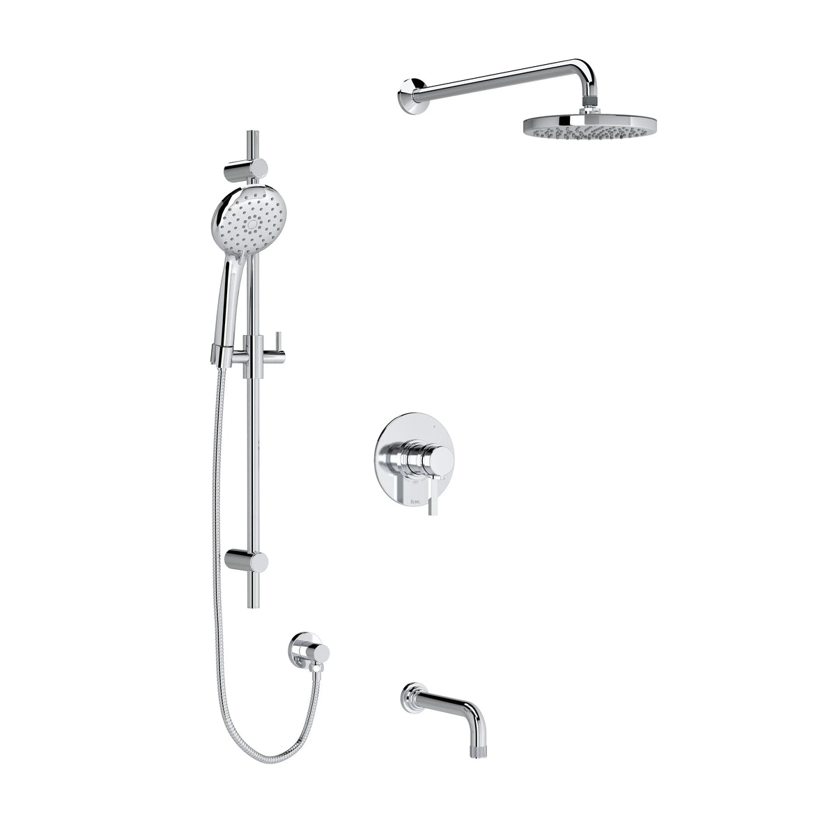 ROHL Lombardia Shower Kit 1345 Trim TKIT1345LB - Polished Chrome