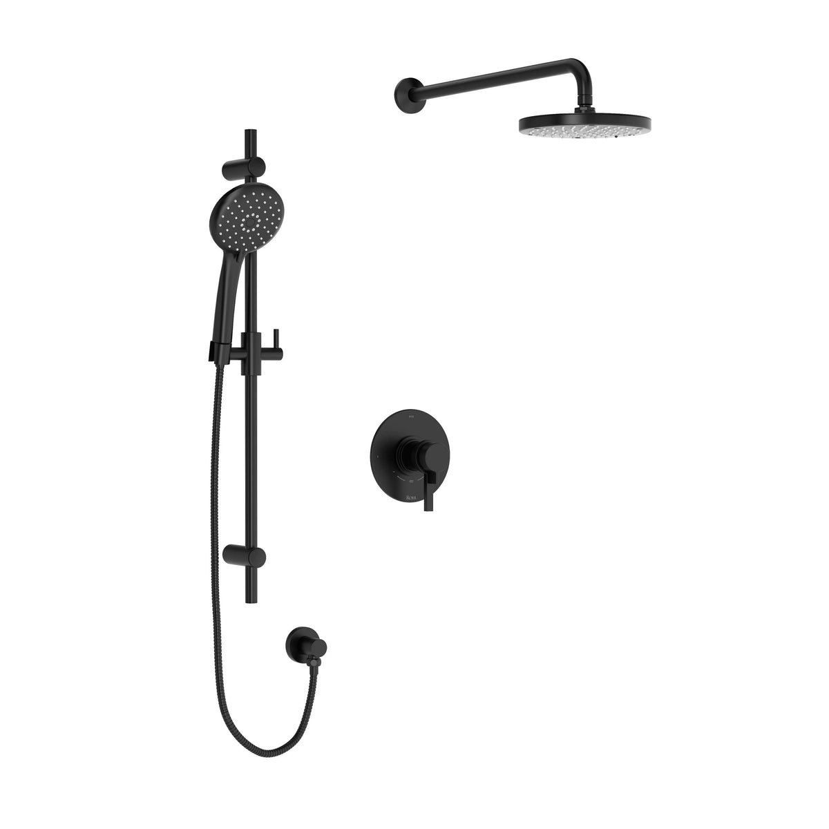 ROHL Lombardia Shower Kit 323 Trim TKIT323LB - Matte Black