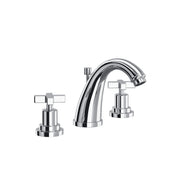 ROHL Lombardia Widespread Lavatory Faucet With C-Spout A1208XM - Polished Chrome