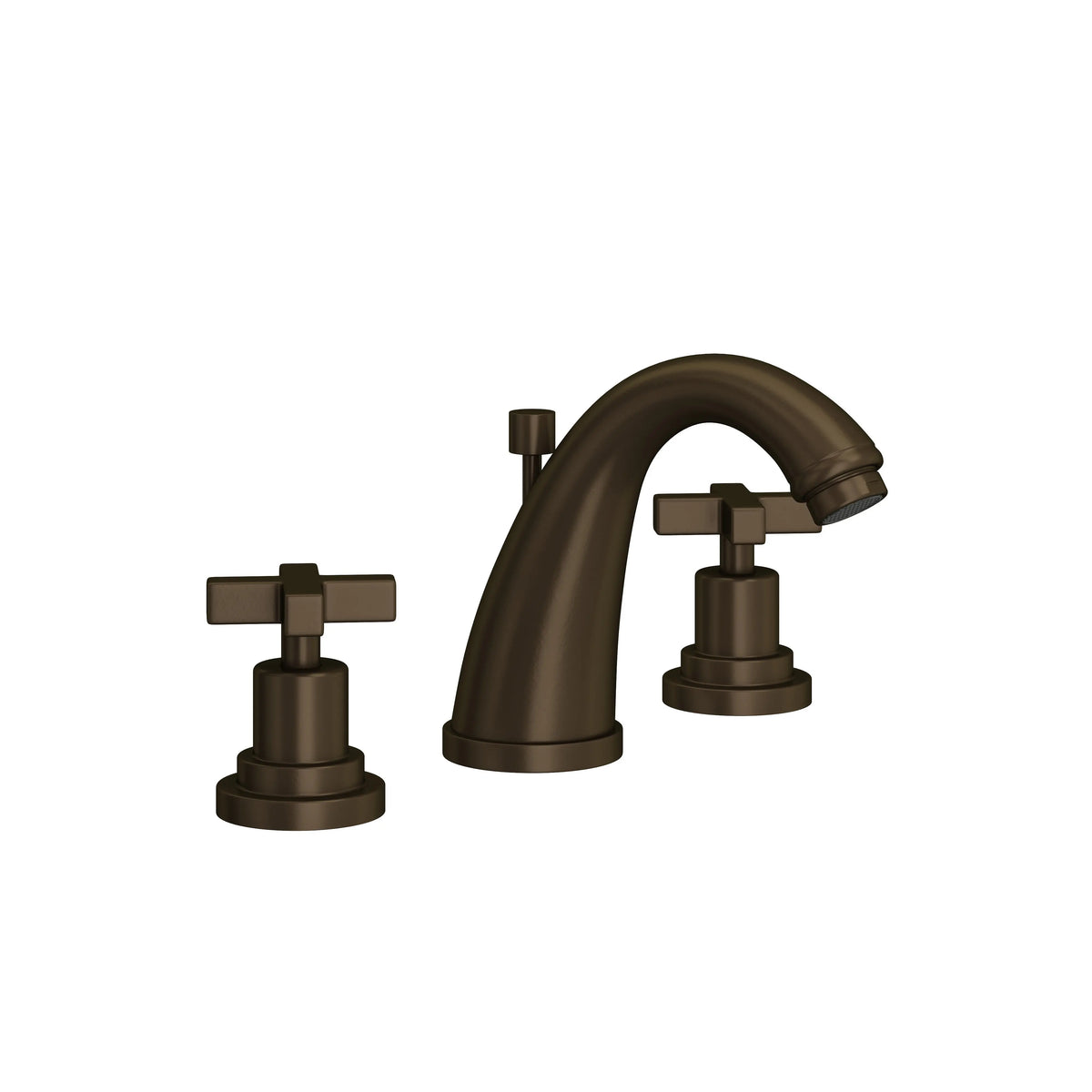 ROHL Lombardia Widespread Lavatory Faucet With C-Spout A1208XM - Tuscan Brass