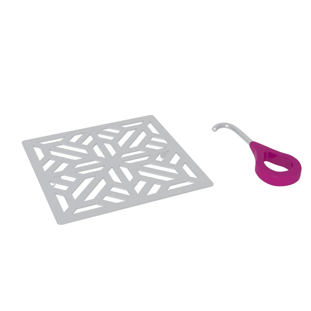ROHL Mosaic Decorative Drain Cover DC3144 - Polished Chrome