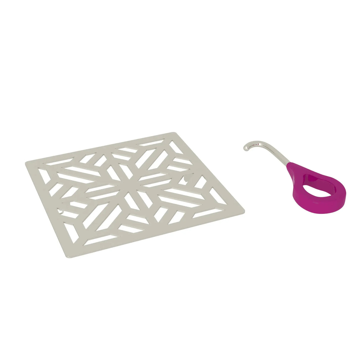 ROHL Mosaic Decorative Drain Cover DC3144 - Polished Nickel