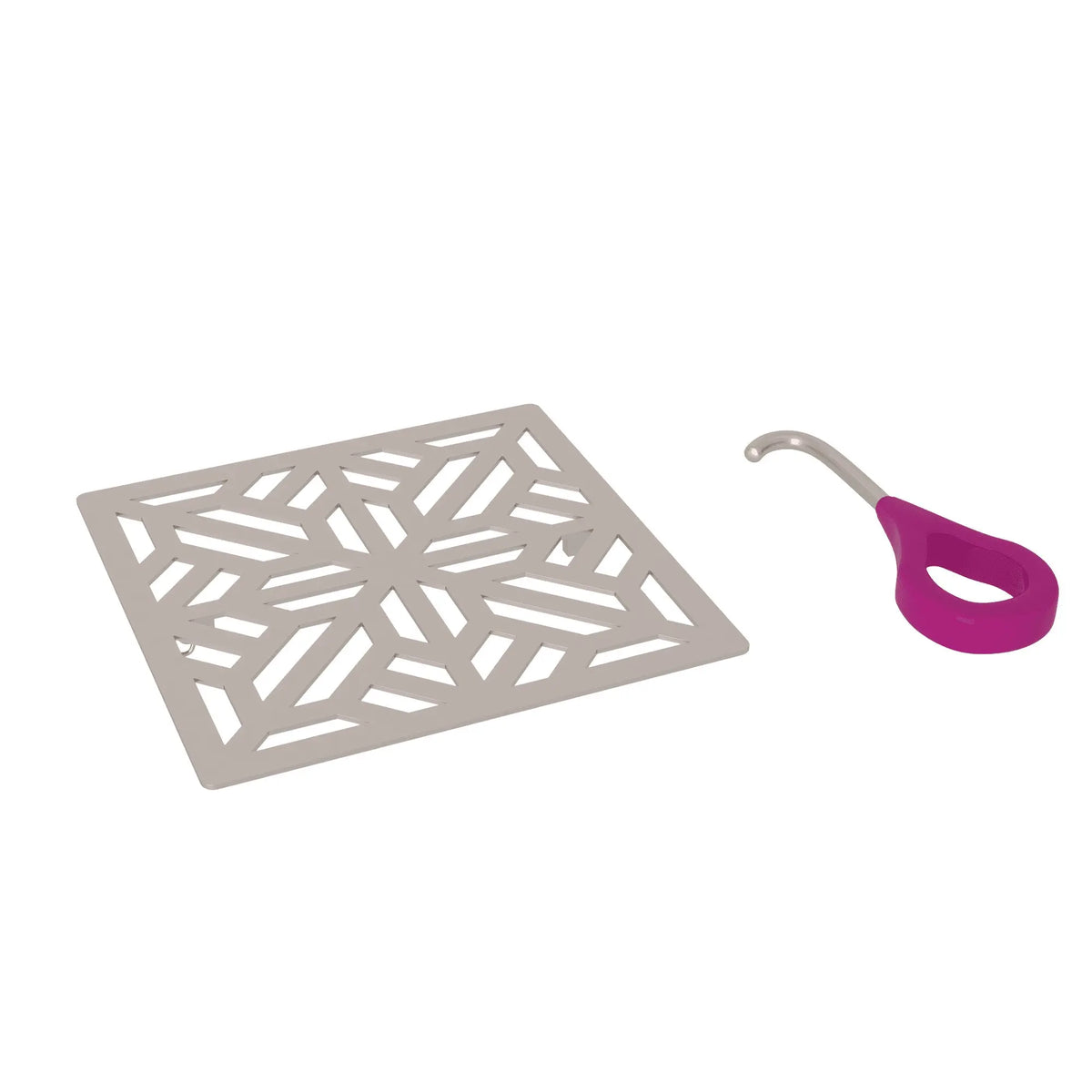 ROHL Mosaic Decorative Drain Cover DC3144 - Satin Nickel