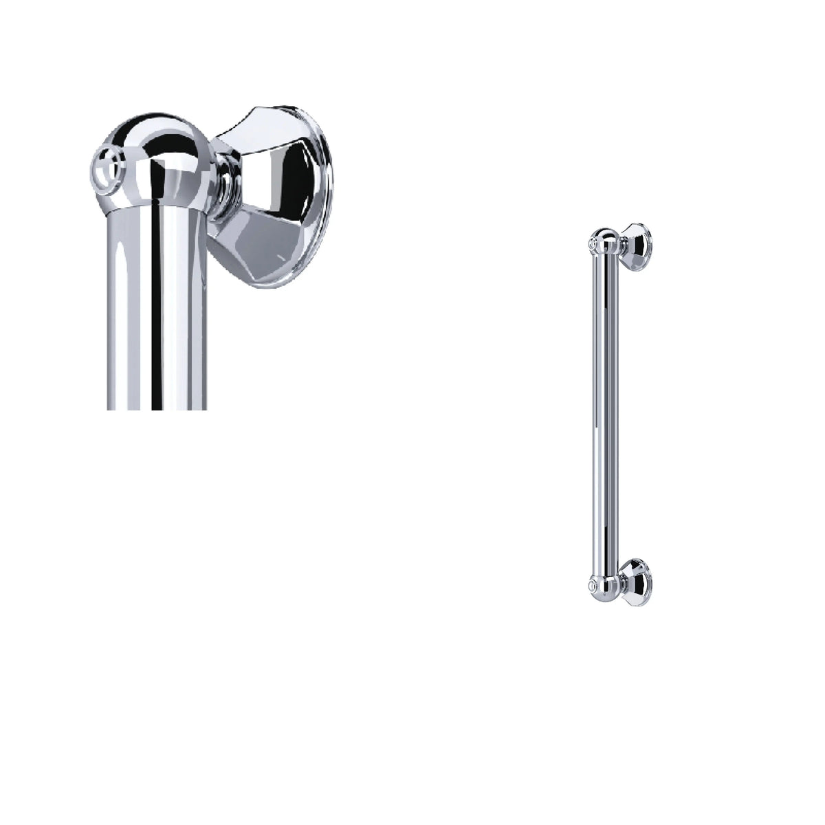 ROHL Palladian 18" Grab Bar 1277 - Polished Chrome