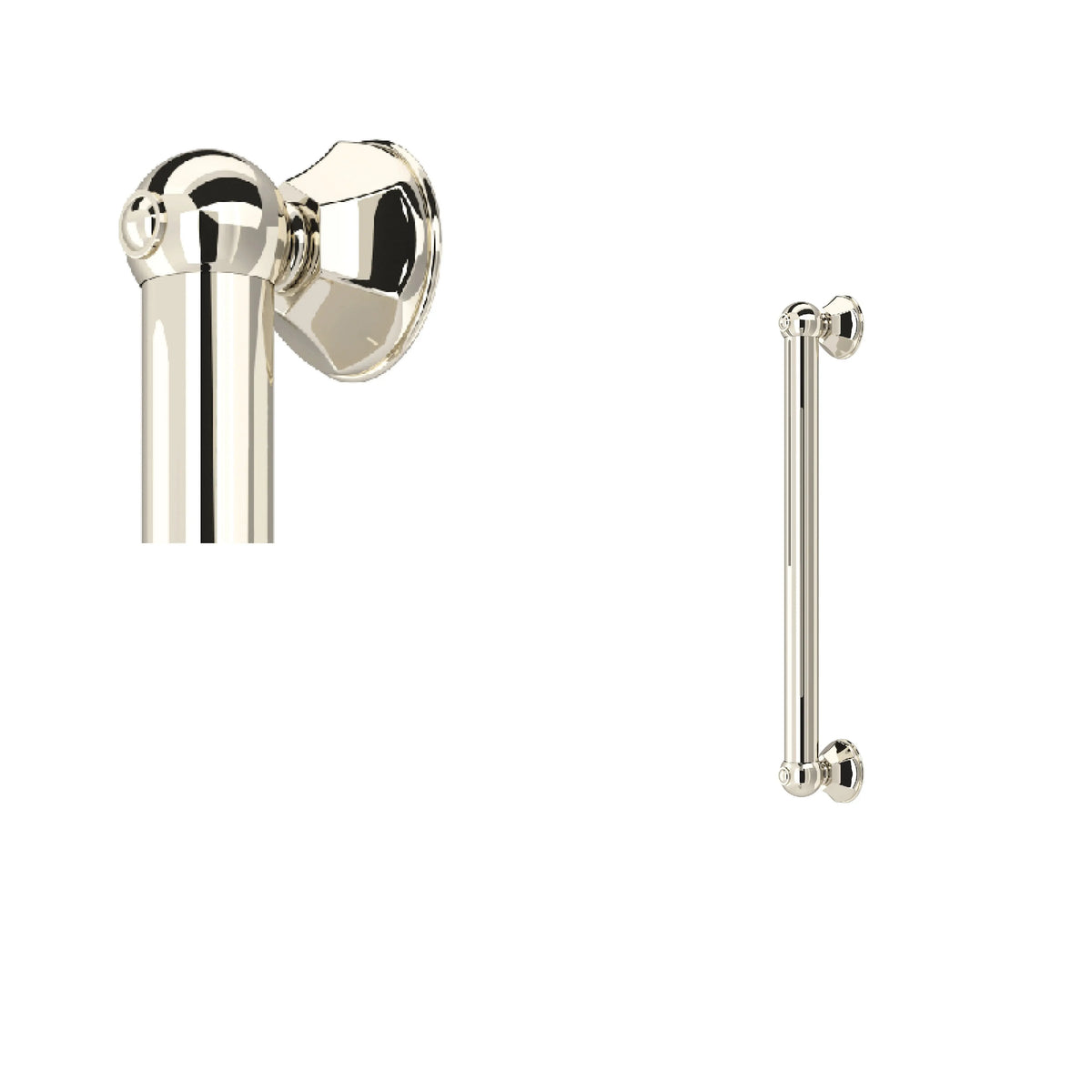 ROHL Palladian 18" Grab Bar 1277 - Polished Nickel