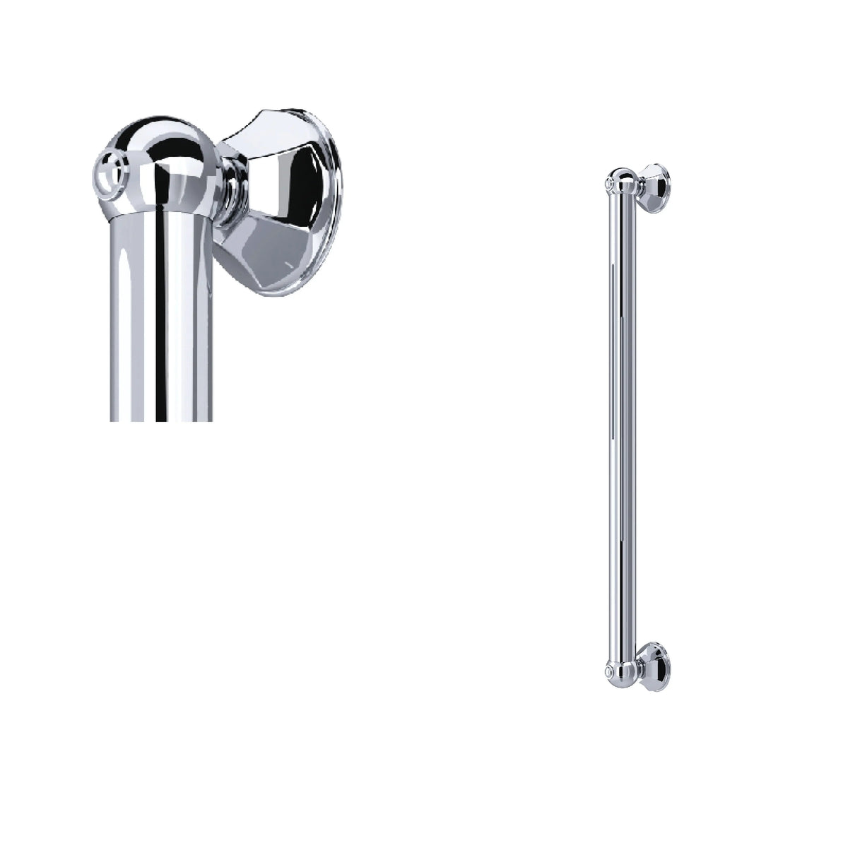 ROHL Palladian 24" Grab Bar 1278 - Polished Chrome