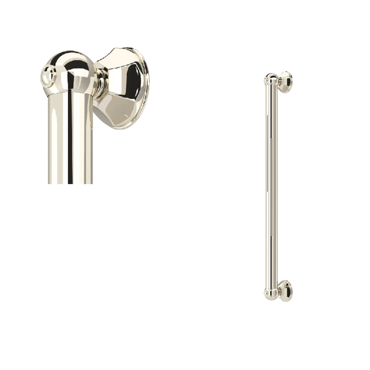 ROHL Palladian 24" Grab Bar 1278 - Polished Nickel