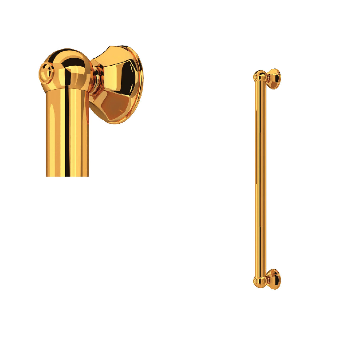ROHL Palladian 24" Grab Bar 1278 - Italian Brass