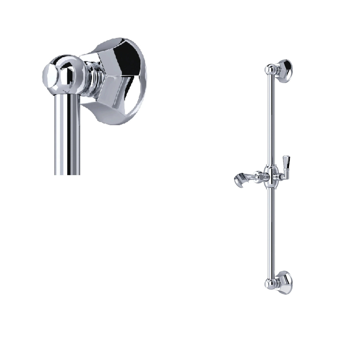 ROHL Palladian 24" Slide Bar 1230 - Polished Chrome