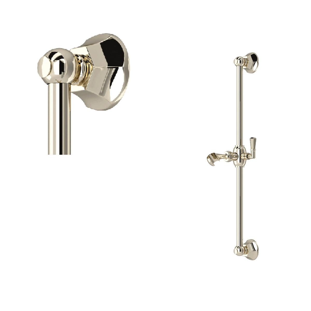 ROHL Palladian 24" Slide Bar 1230 - Polished Nickel
