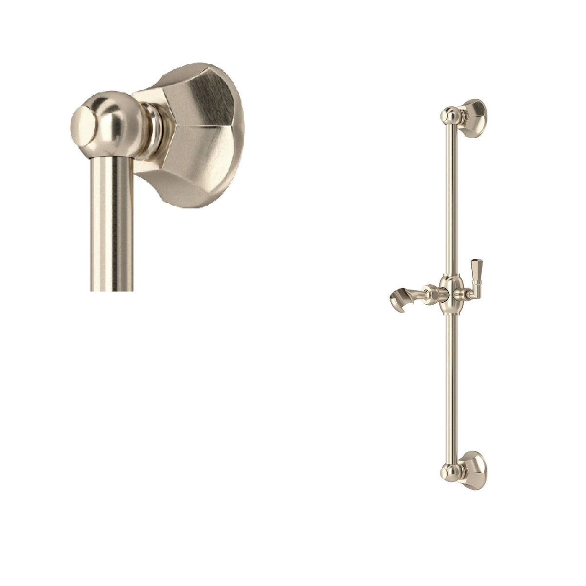 ROHL Palladian 24" Slide Bar 1230 - Satin Nickel
