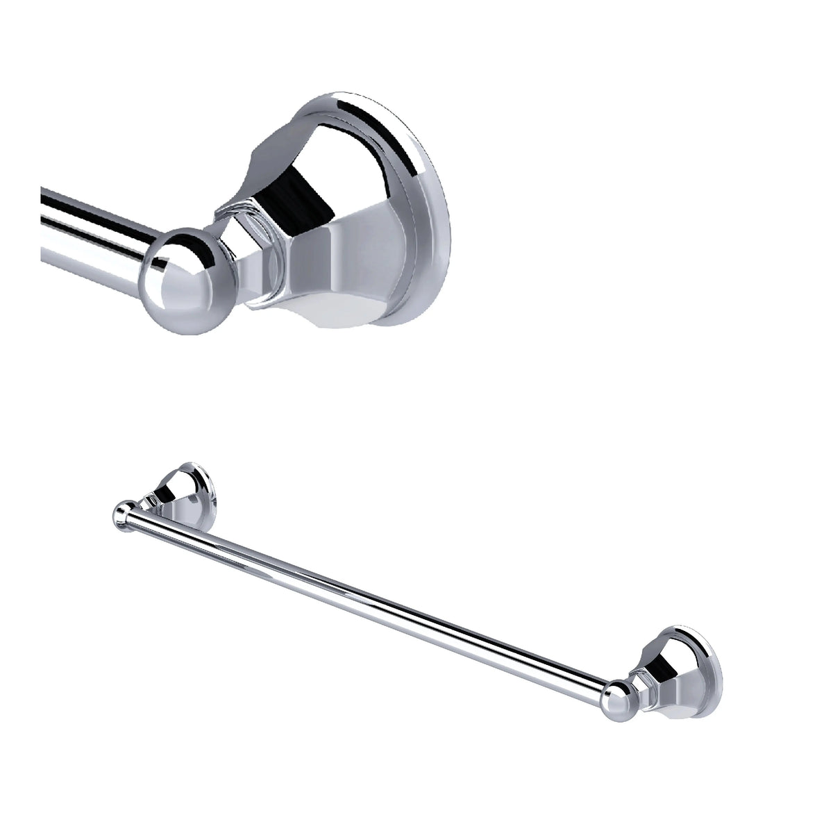 ROHL Palladian 24" Towel Bar A6886/24 - Polished Chrome