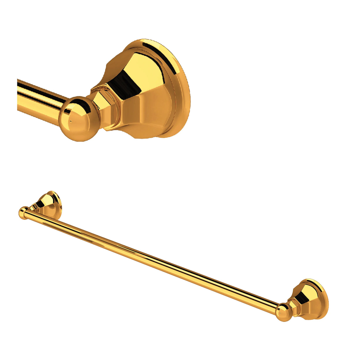 ROHL Palladian 30" Towel Bar A6886/30 - Italian Brass