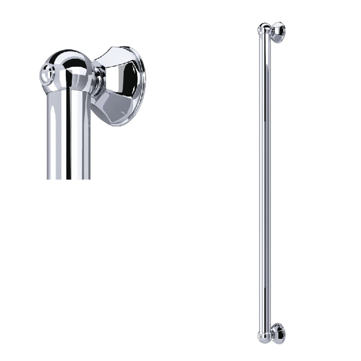 ROHL Palladian 36" Grab Bar 1279 - Polished Chrome