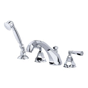 ROHL Palladian 4-Hole Deck Mount Tub Filler A1904 - Polished Chrome