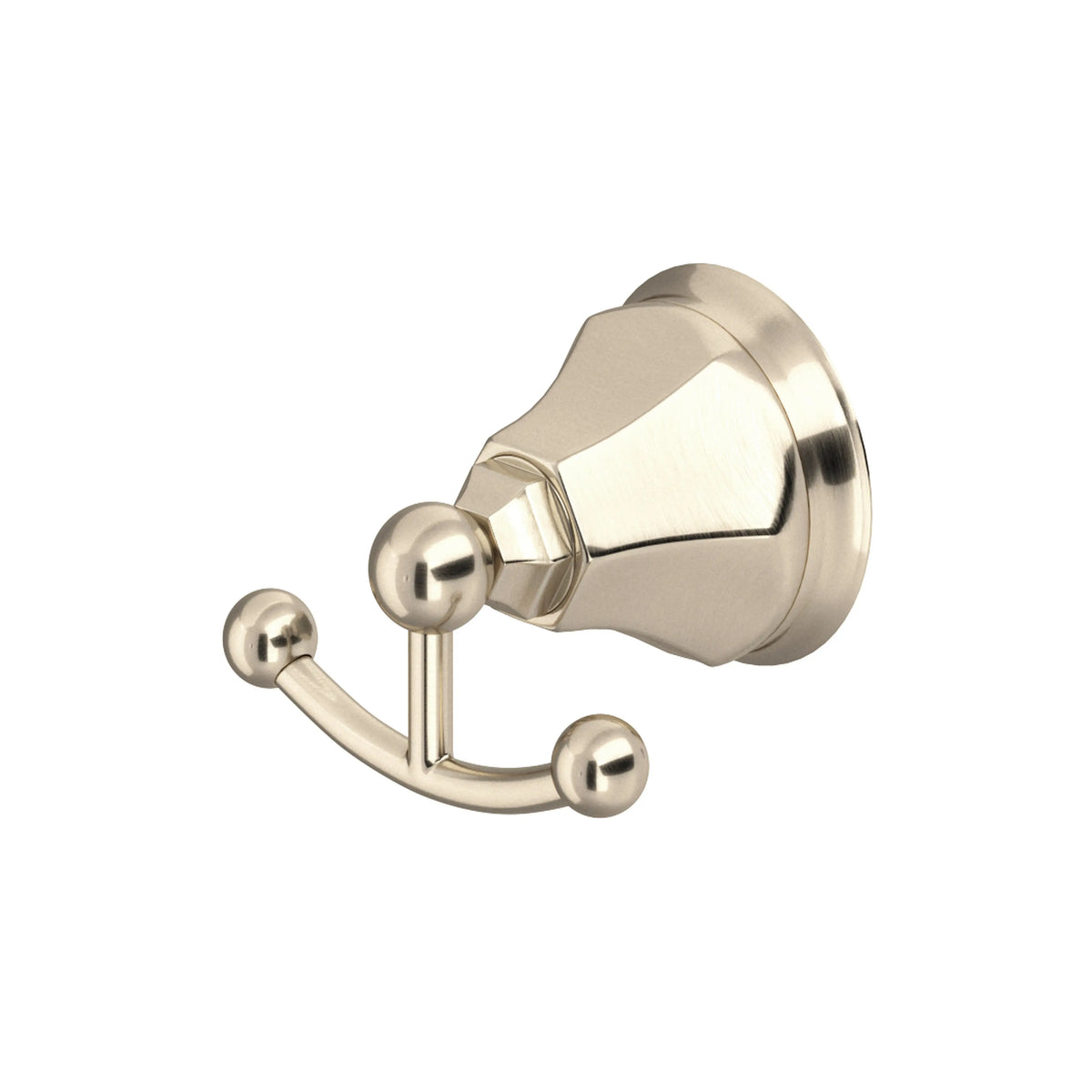 ROHL Palladian Double Robe Hook A6881 - Satin Nickel
