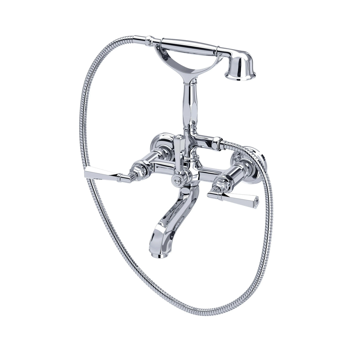 ROHL Palladian Exposed Wall Mount Tub Filler A1901 - Polished Chrome