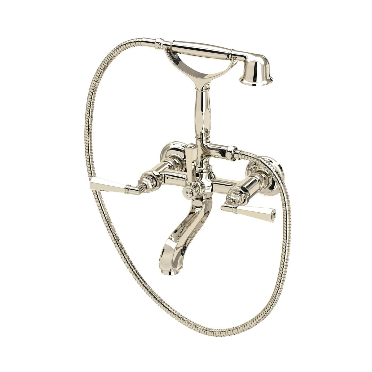 ROHL Palladian Exposed Wall Mount Tub Filler A1901 - Polished Nickel