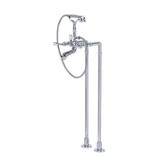 ROHL Palladian Floor Mount Tub Filler AKIT1901N - Polished Chrome