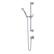ROHL Palladian Handshower Set With 24" Slide Bar And Single Function Handshower 1330 - Polished Chrome
