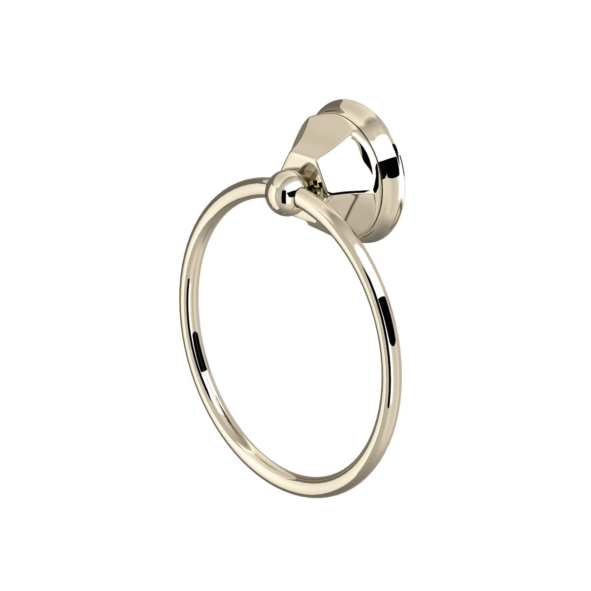 ROHL Palladian Towel Ring A6885 - Polished Nickel