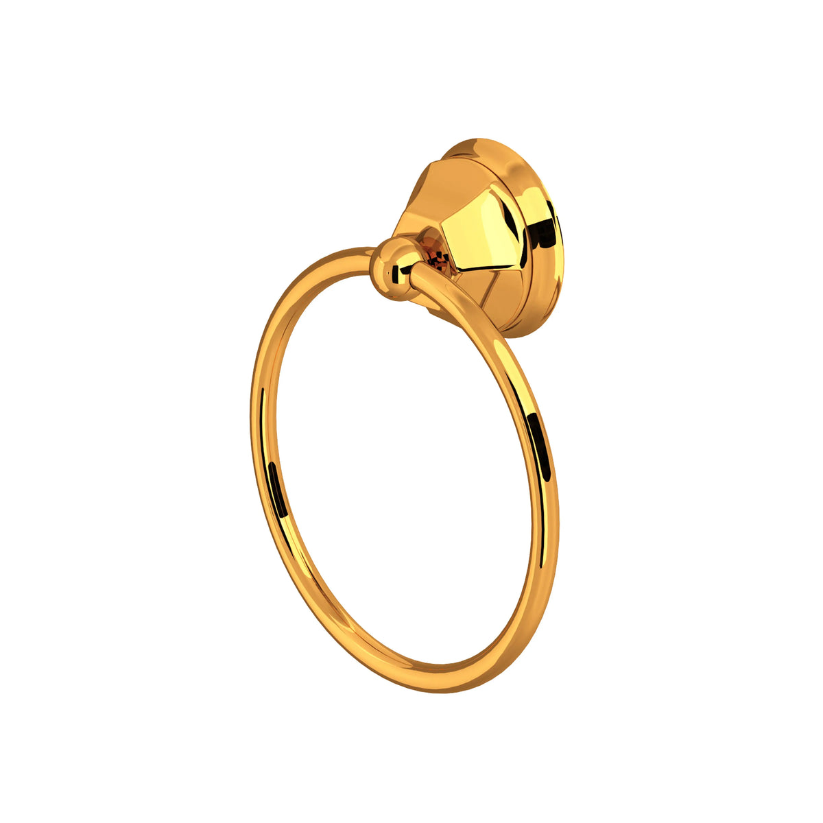 ROHL Palladian Towel Ring A6885 - Italian Brass
