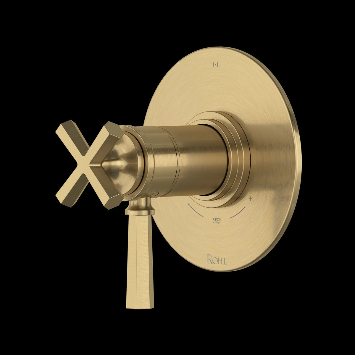 ROHL San Giovanni 1/2" Therm & Pressure Balance Trim With 3 Functions TSG23W1 - Antique Gold