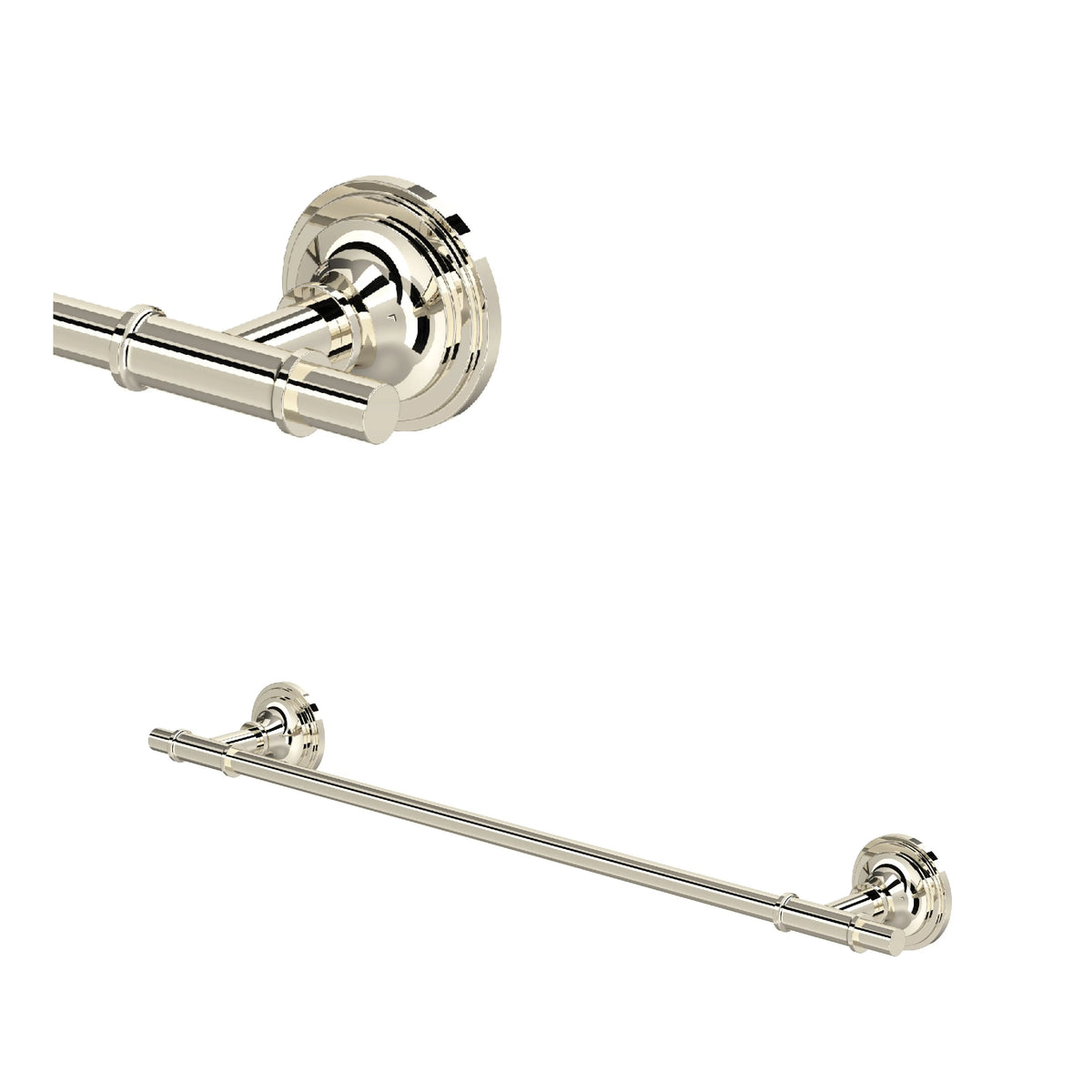 ROHL San Giovanni 24" Towel Bar SG25WTB24 - Polished Nickel