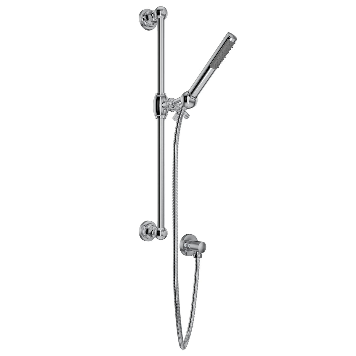 ROHL San Giovanni Handshower Set With 21" Slide Bar And Single Function Handshower AKIT8073 - Polished Chrome